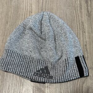 Adidas Heather Gray Knit Beanie